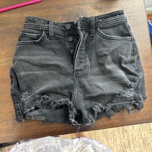 Black Jean Shorts Small